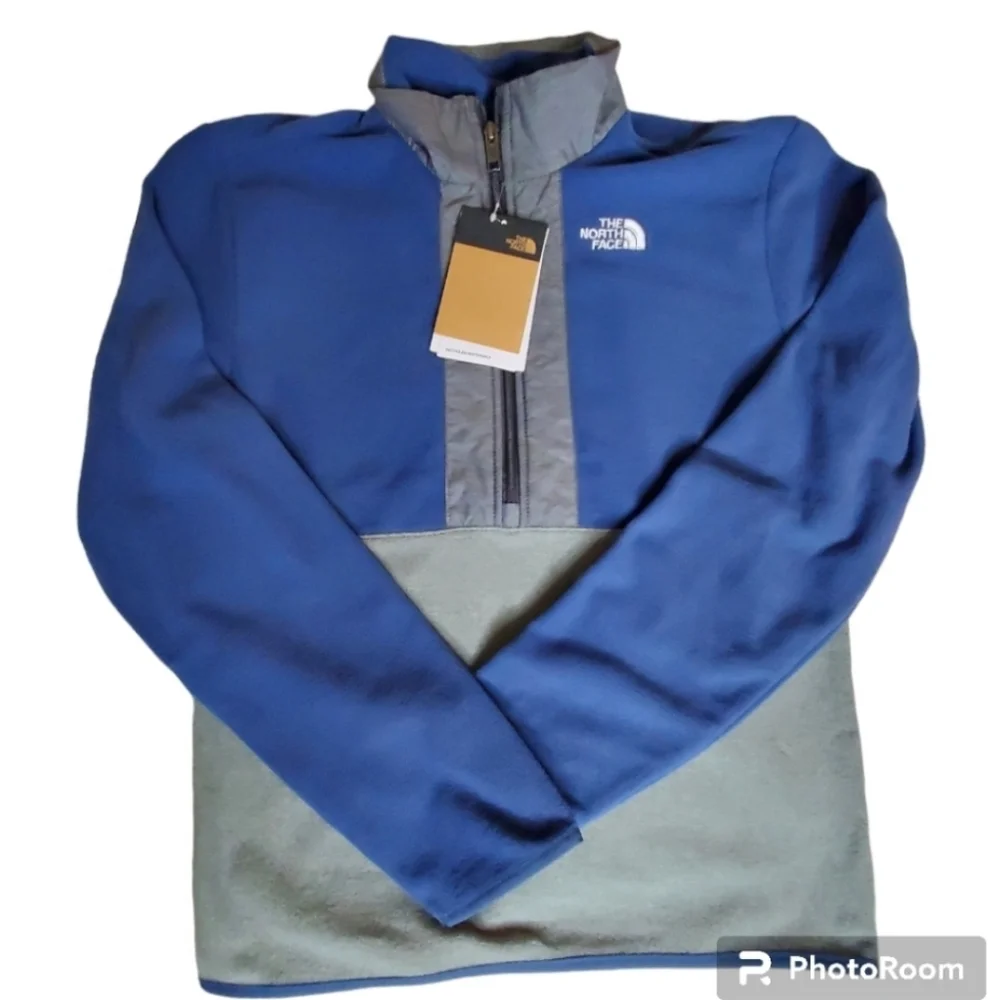 The North Face Glacier Youth Fleece Pullover 1/2 Zip XL Cozy Ski